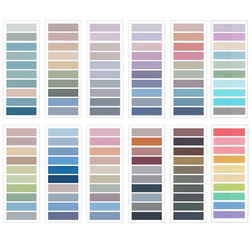 Notas Adhesivas Pet De 120 Colores (2400 Hojas)