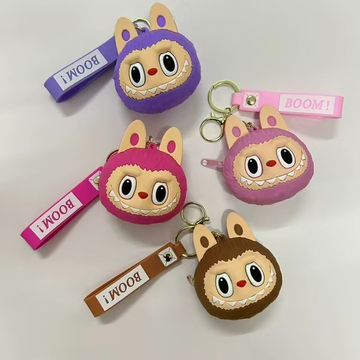Bolsa De Monedas de labubu tipo llavero