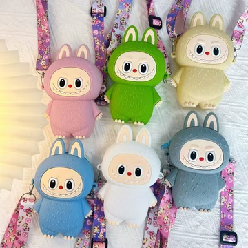 Bolsa De Monedas tipo bandolera de labbubu