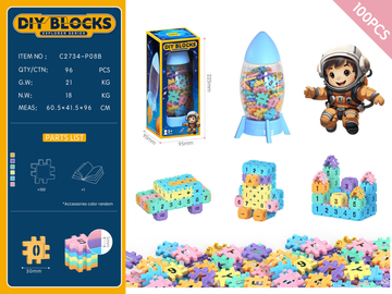 Bliocks De Bricolaje (100 Piezas)