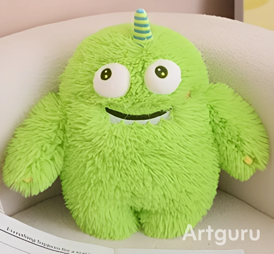 Peluche de marty el monstruo