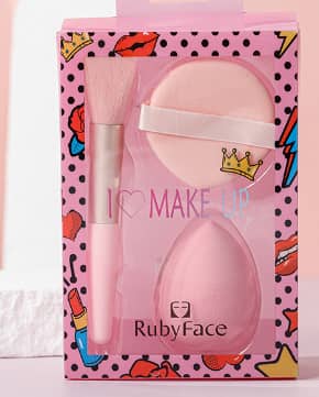 Kit de brochas y esponjas Rubyface