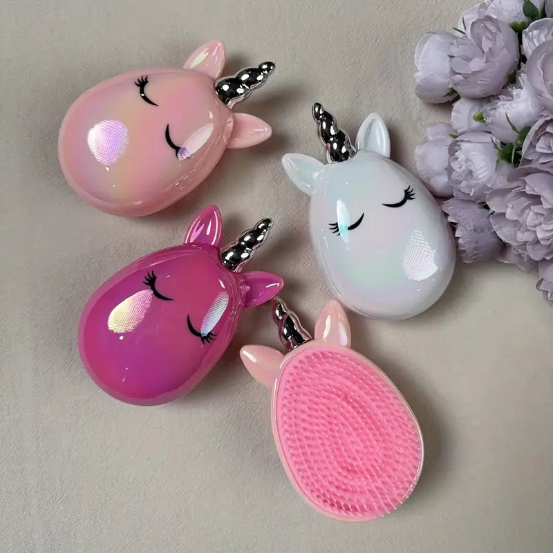 Cepillos para el cabello de unicornio