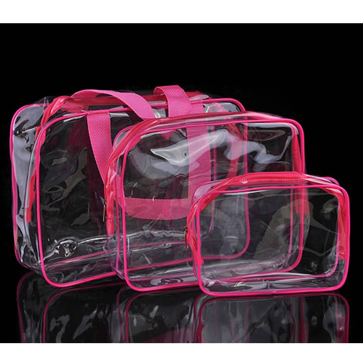 Porta cosméticos transparente