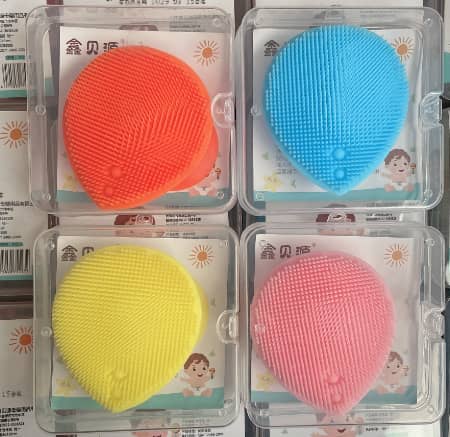 Cepillo exfoliante de silicona