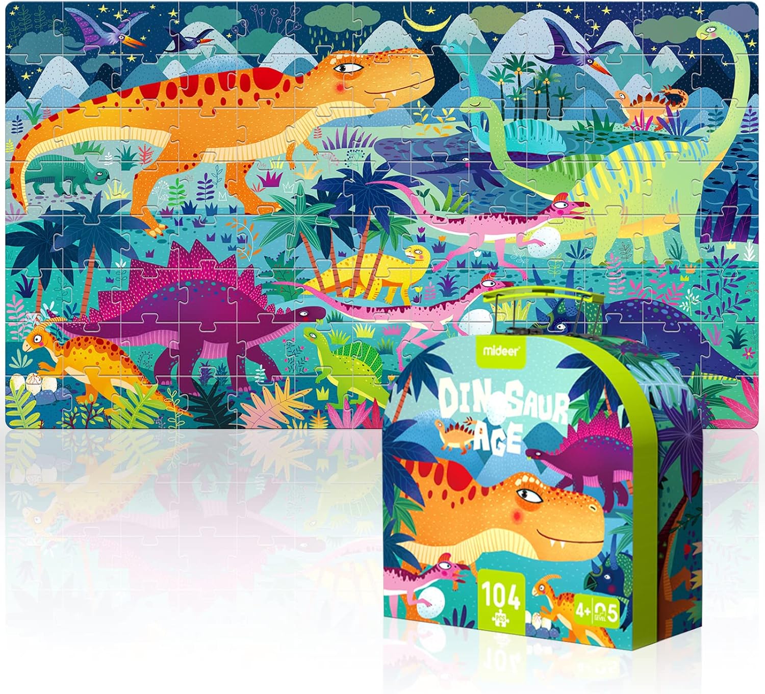 Rompecabeza de dinosaurios