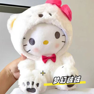 Peluche de sanrio disfrazado de oso