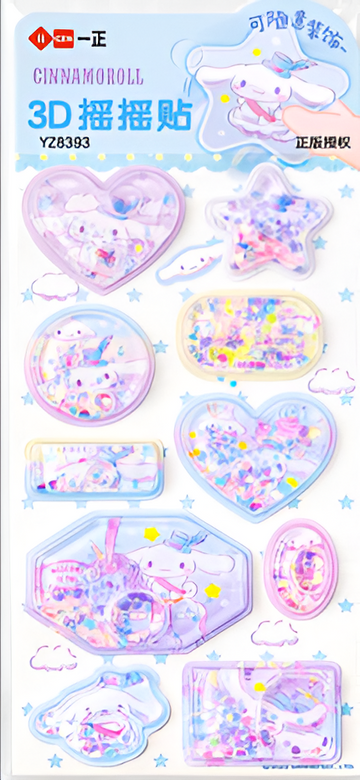 Set de stickers 3D de cinamonroll