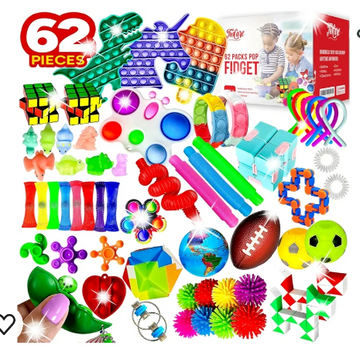 Juego De Juguetes Para Aliviar El Estrés (62 Piezas)