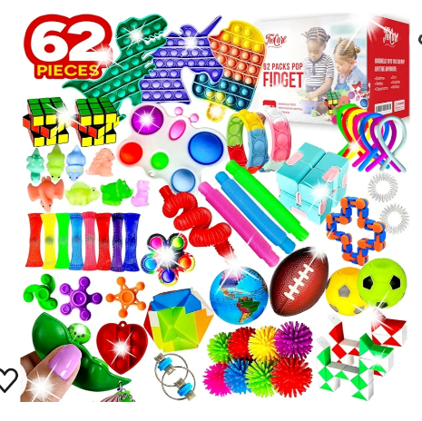 Juego De Juguetes Para Aliviar El Estrés (62 Piezas)