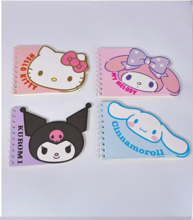 Cuaderno con espiral de sanrio