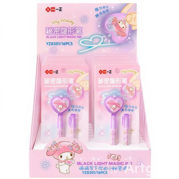 Lapiz de tinta invisible con tematica de My Melody