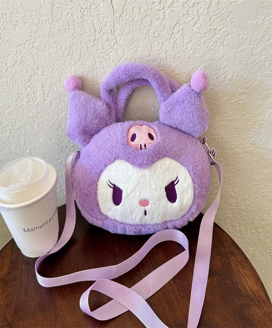 Bandolera de felpa Kuromi