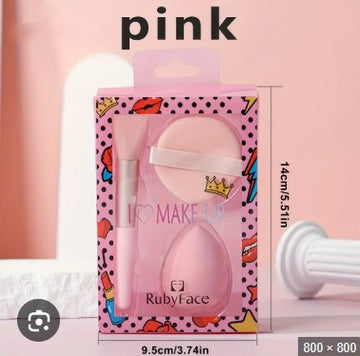 Kit de brochas y esponjas Rubyface