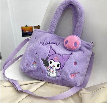 Cartera de felpa Kuromi