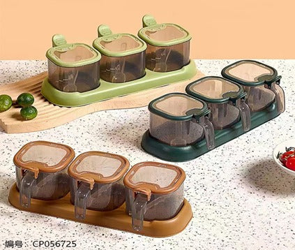 Especiera de 3 compartimentos